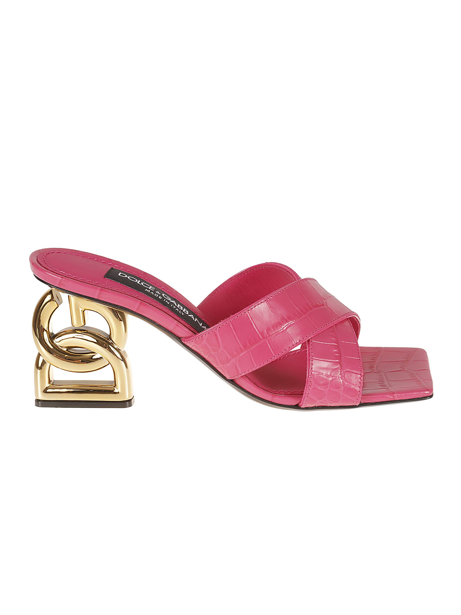 Dolce & Gabbana Sandals Ciclamino/geranio Calf Leather