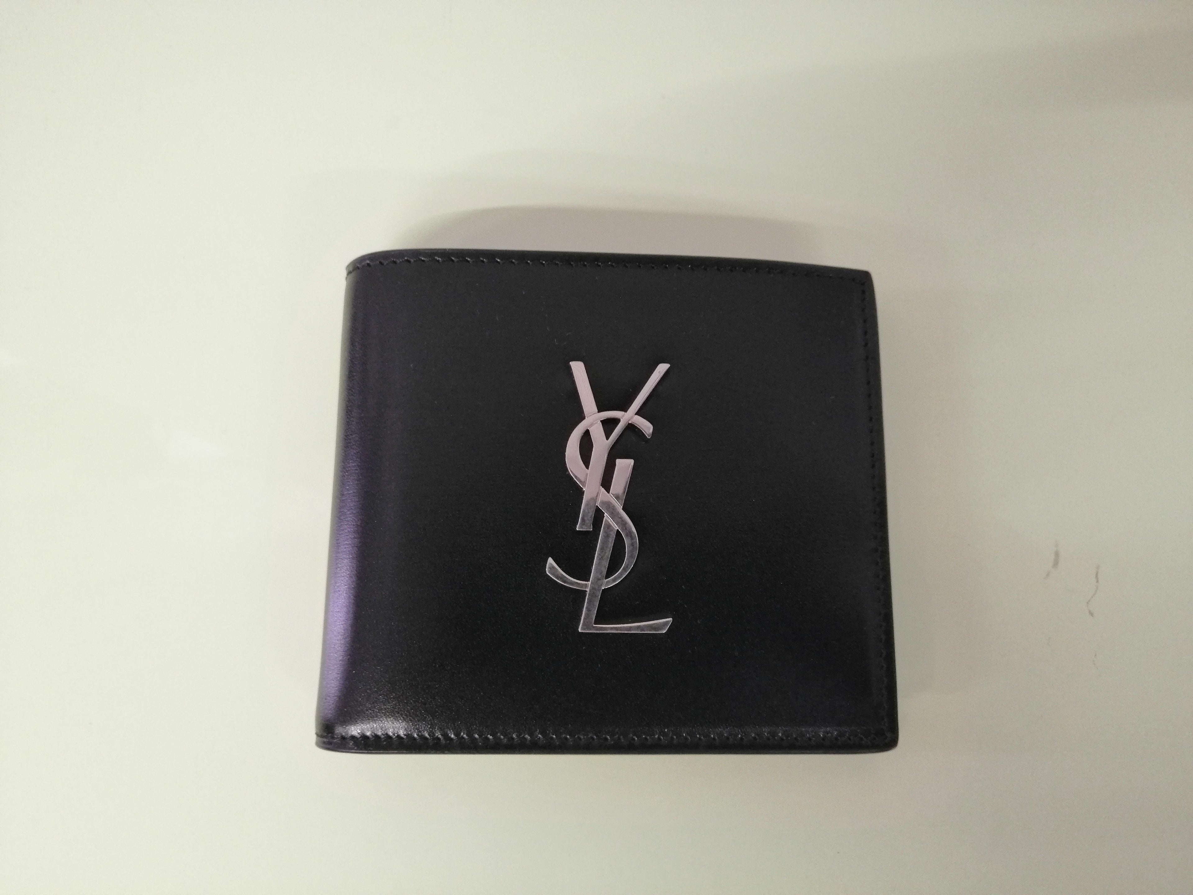 Saint Laurent Wallets Black Calf Skin