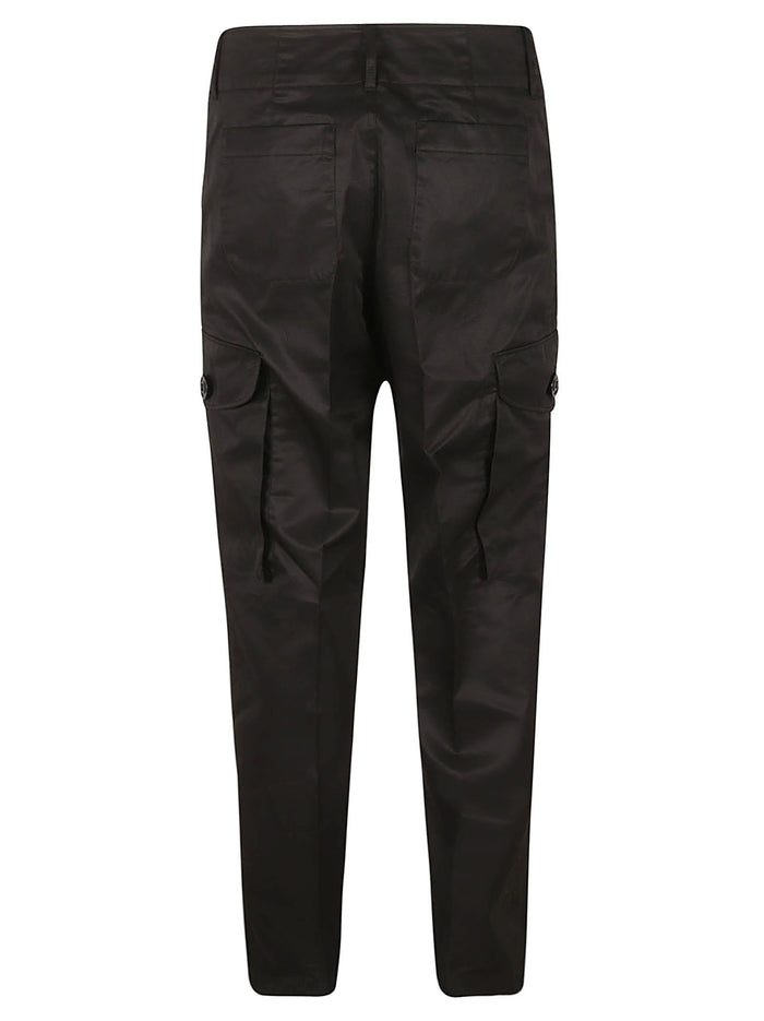 Alexander Mcqueen Trousers Black Cotton