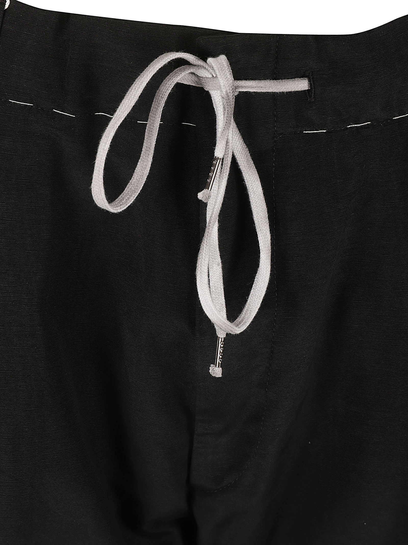 Maison Margiela Trousers Black Cotton Acetate