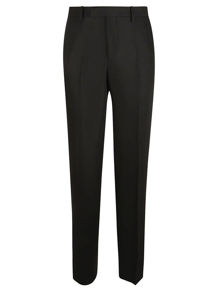Off White Trousers Black Wv Wm