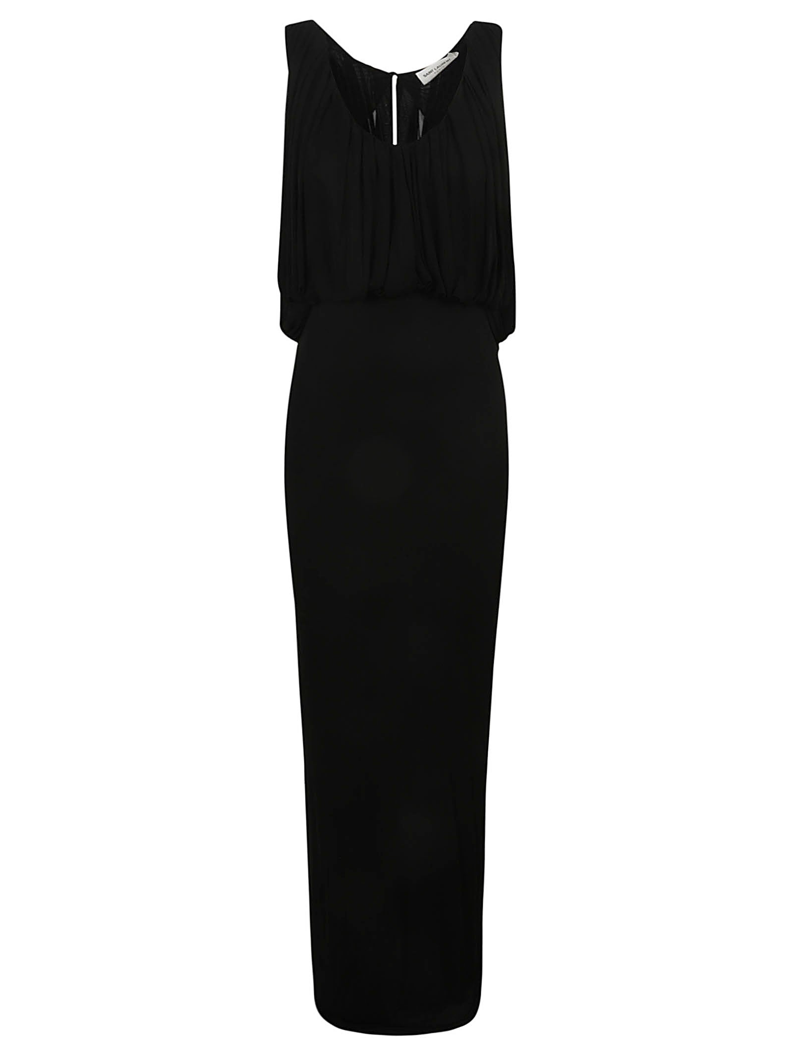 Saint Laurent Dresses Black Cupro