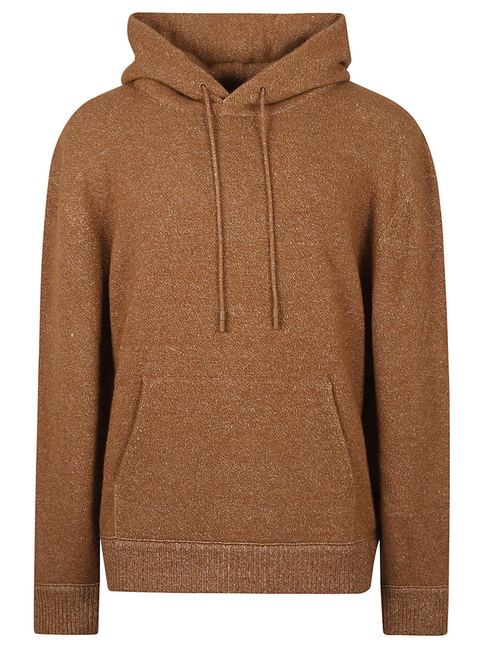 ZEGNA Sweaters Brown Cachemire Coton Lin