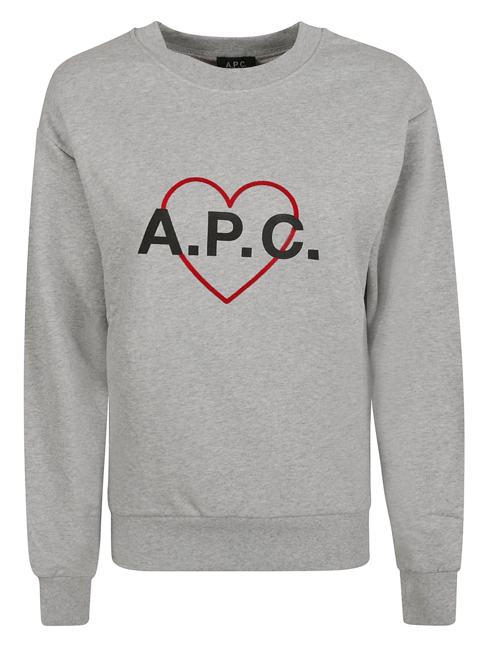 A.P.C. Sweaters Grey Organic Cotton