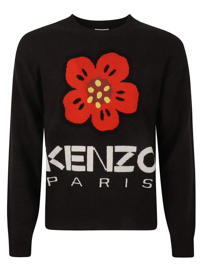 Kenzo Sweaters Black Wool
