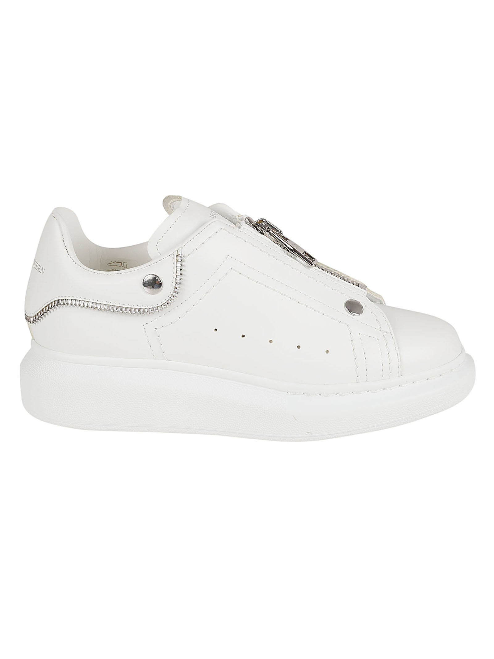Alexander McQueen Sneakers White Calf Leather