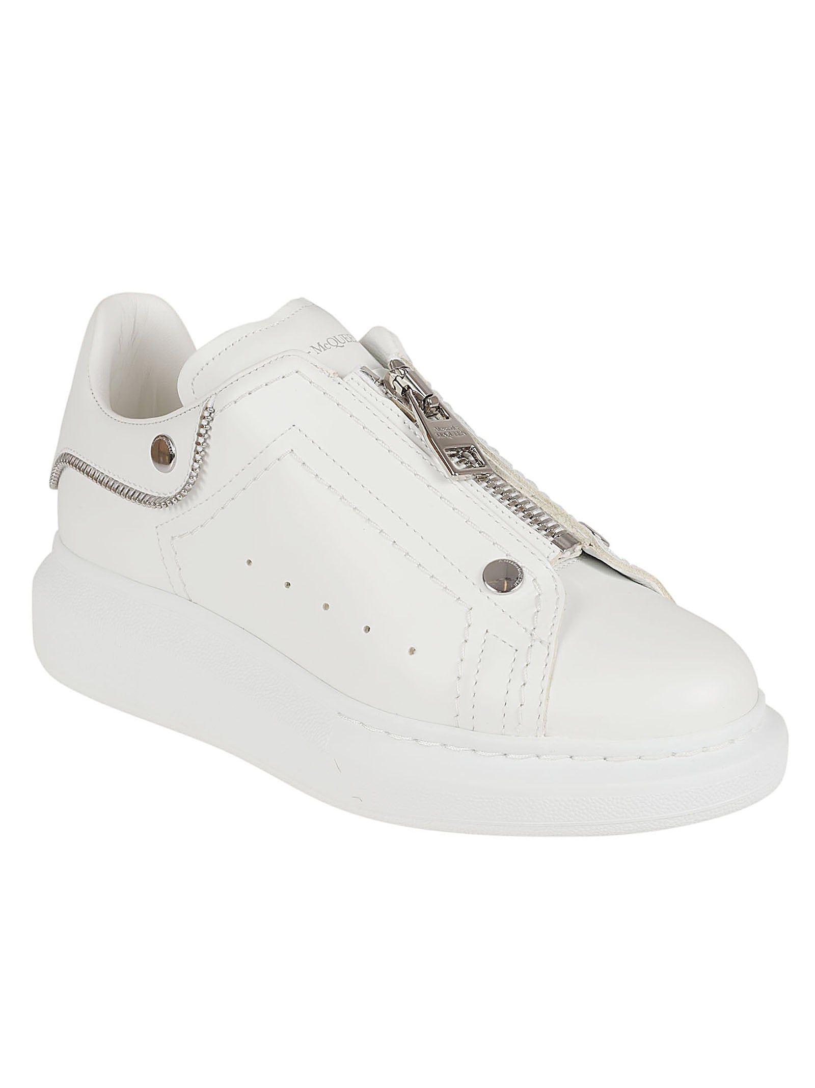 Alexander McQueen Sneakers White Calf Leather