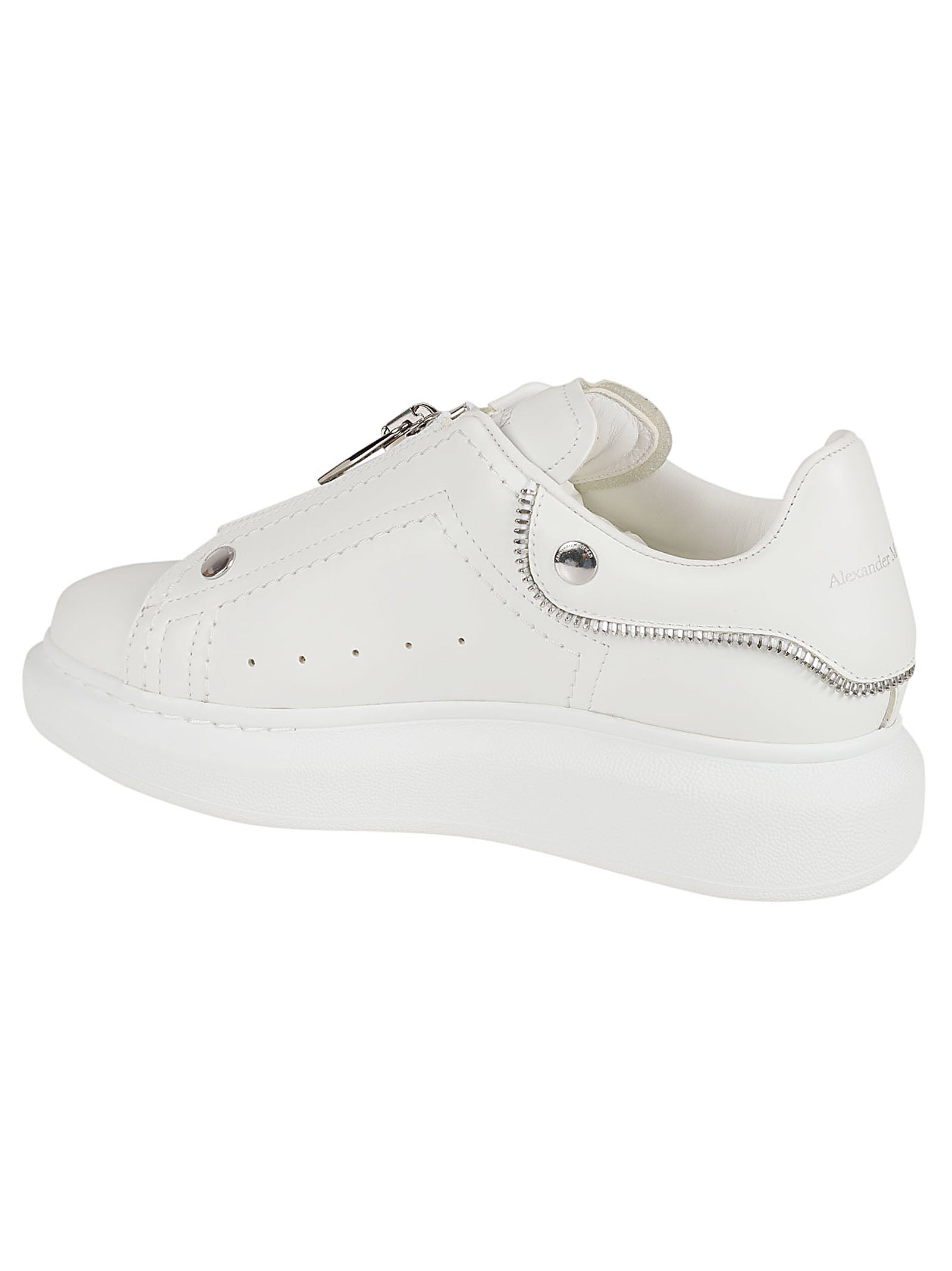 Alexander McQueen Sneakers White Calf Leather
