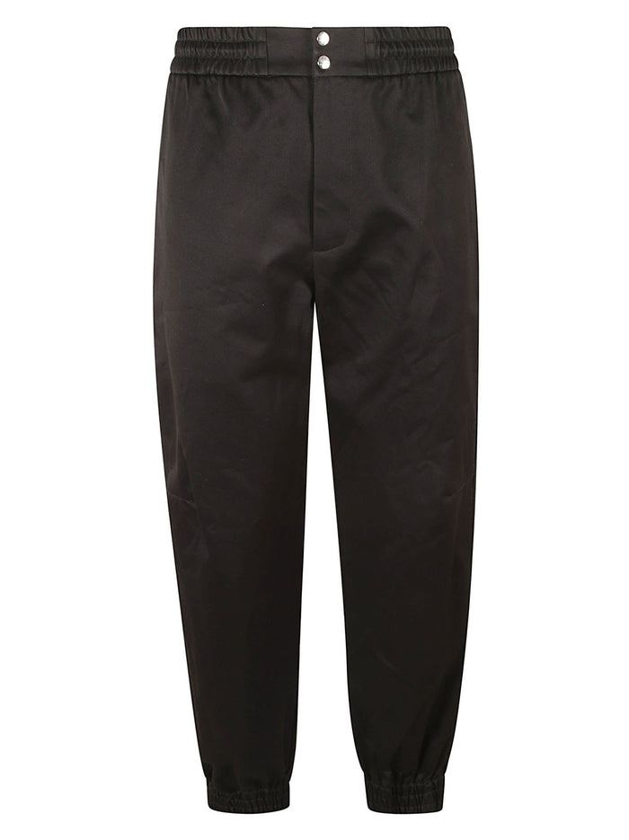 Alexander McQueen Trousers Black Cotton