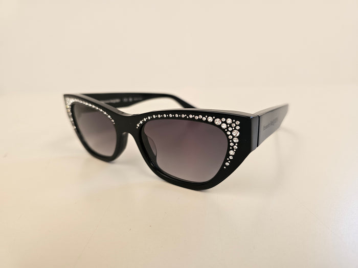 Alexander McQueen Sunglasses Black-black-grey Acetate