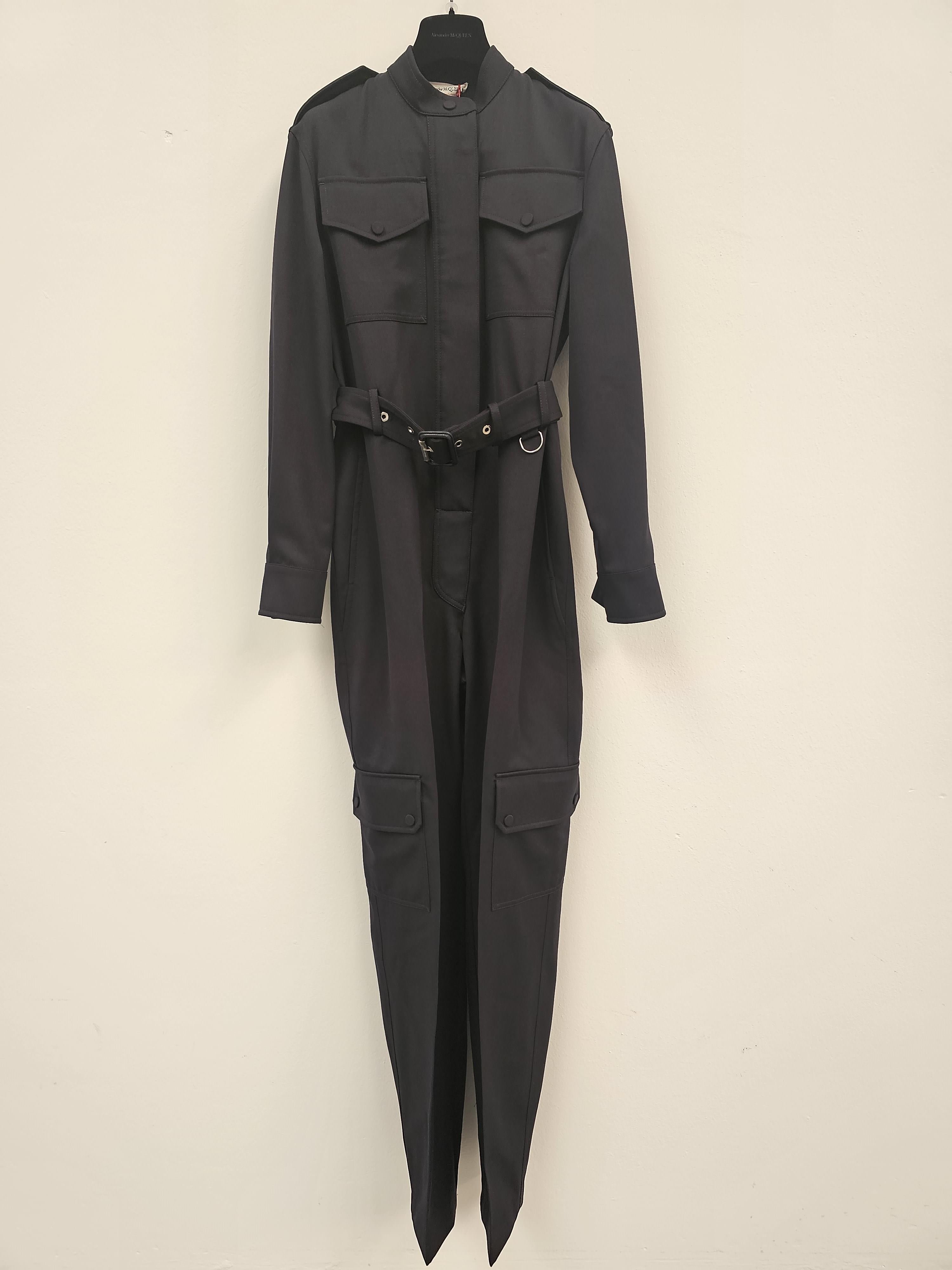 Alexander McQueen Dresses Blue Wool