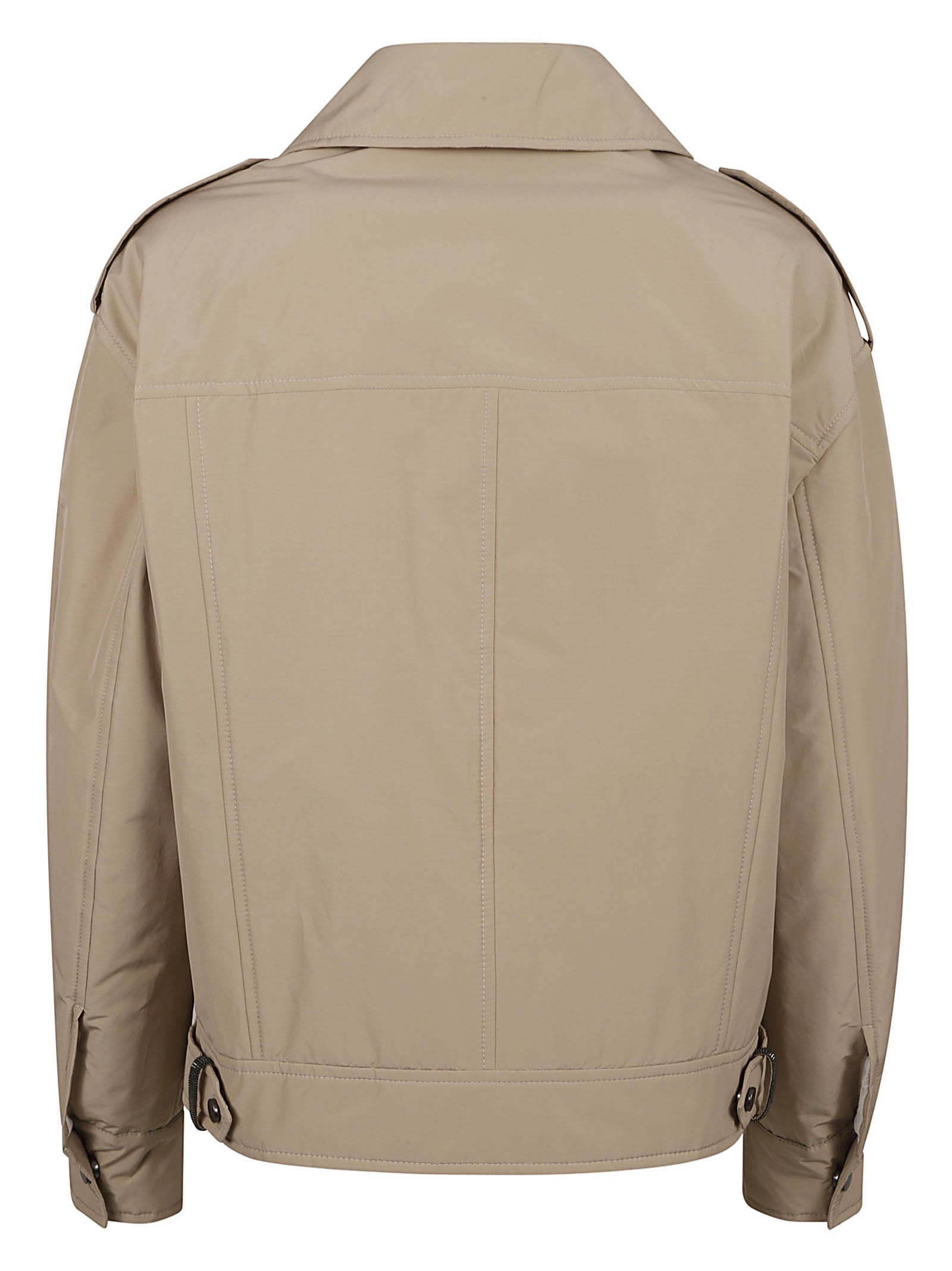 Brunello Cucinelli Jackets Nut Polyester Cotton