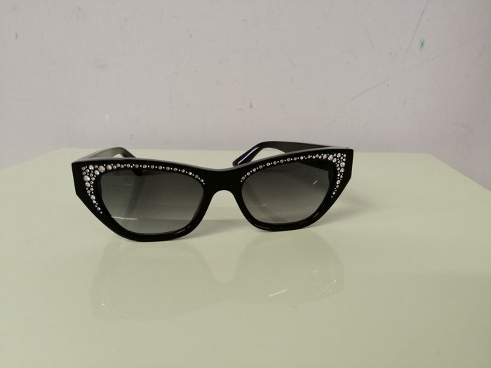 Alexander McQueen Sunglasses Black-black-grey Acetate
