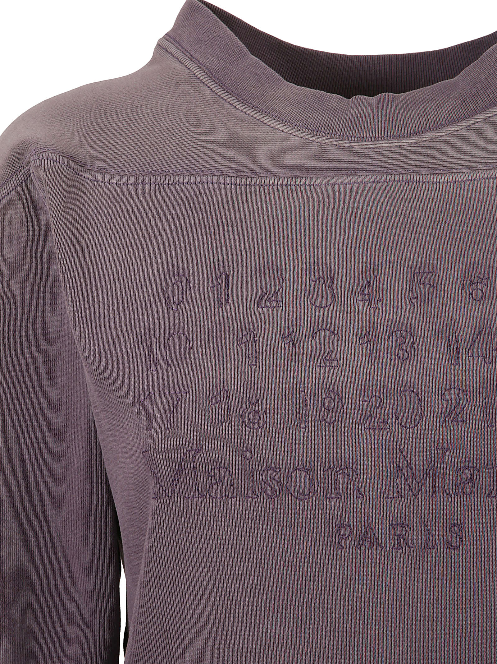 Maison Margiela Sweaters Aubergine
