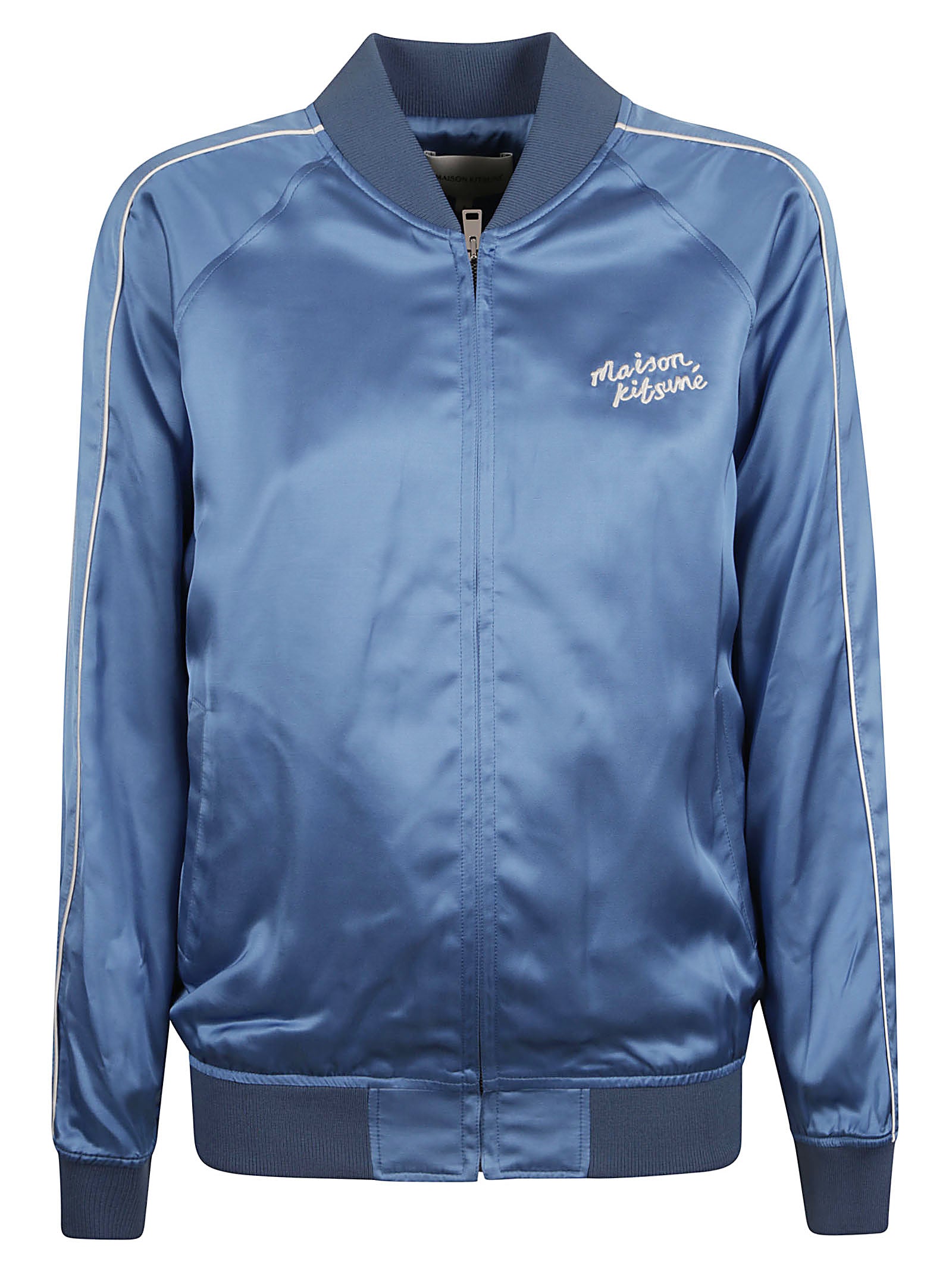 MAISON KITSUNE Coats Hampton blue Viscose