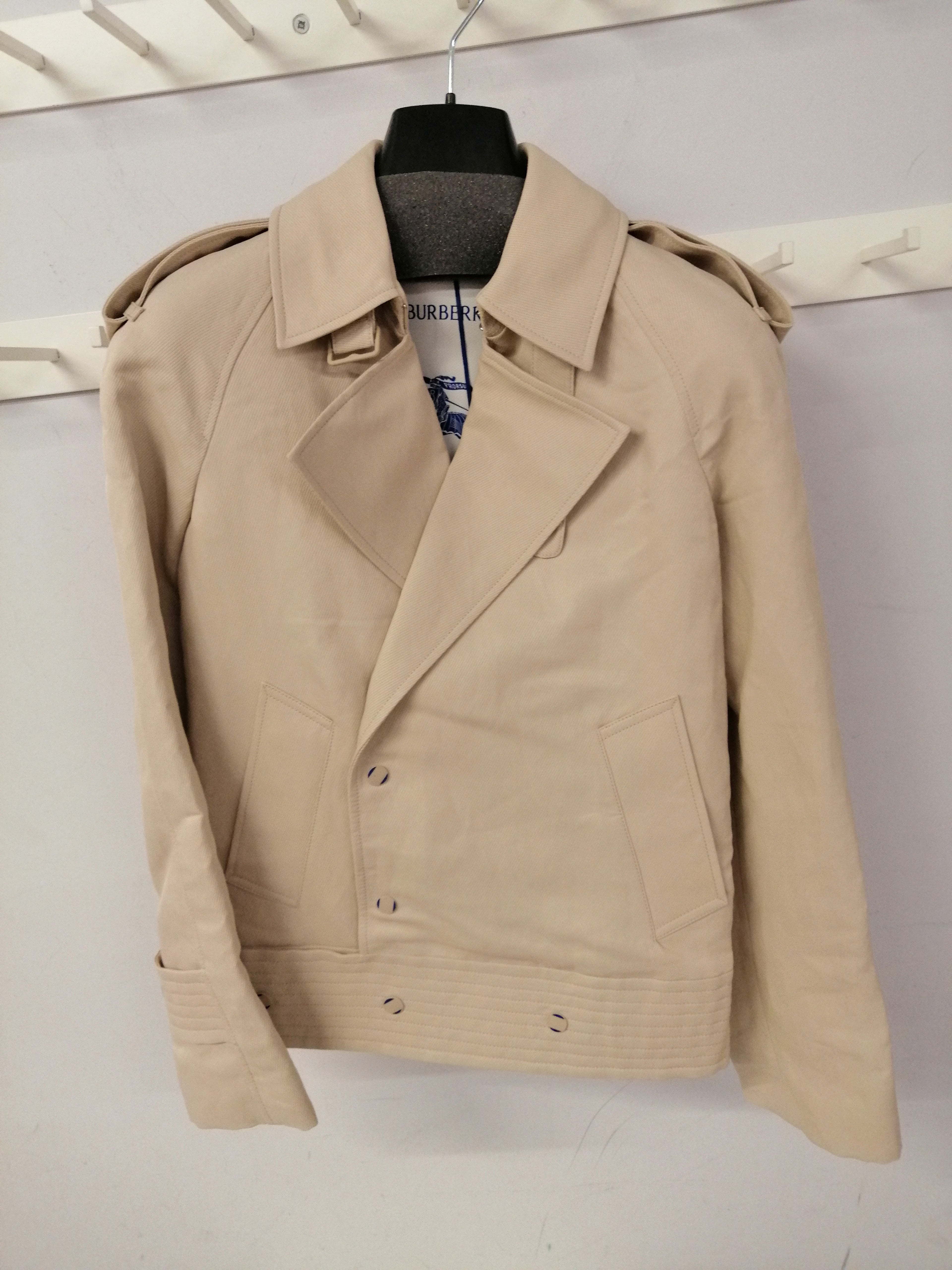 Burberry Jackets Oat Paper Viscose