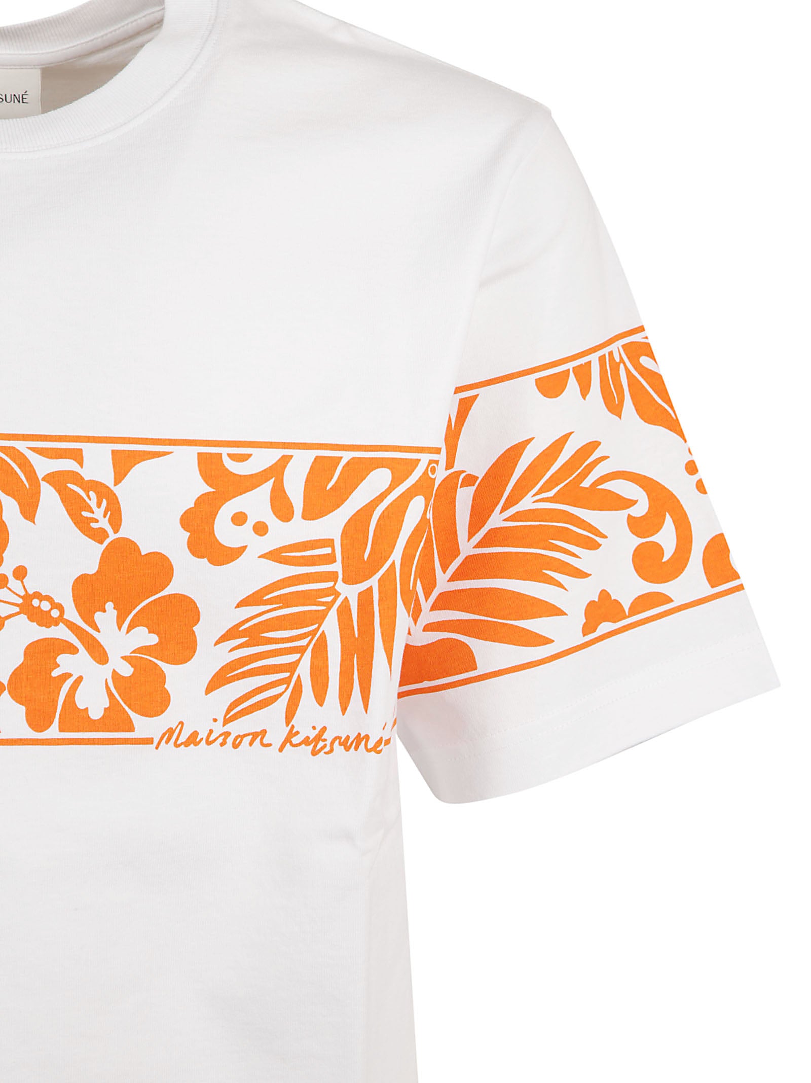 MAISON KITSUNE T-shirts and Polos White Cotton