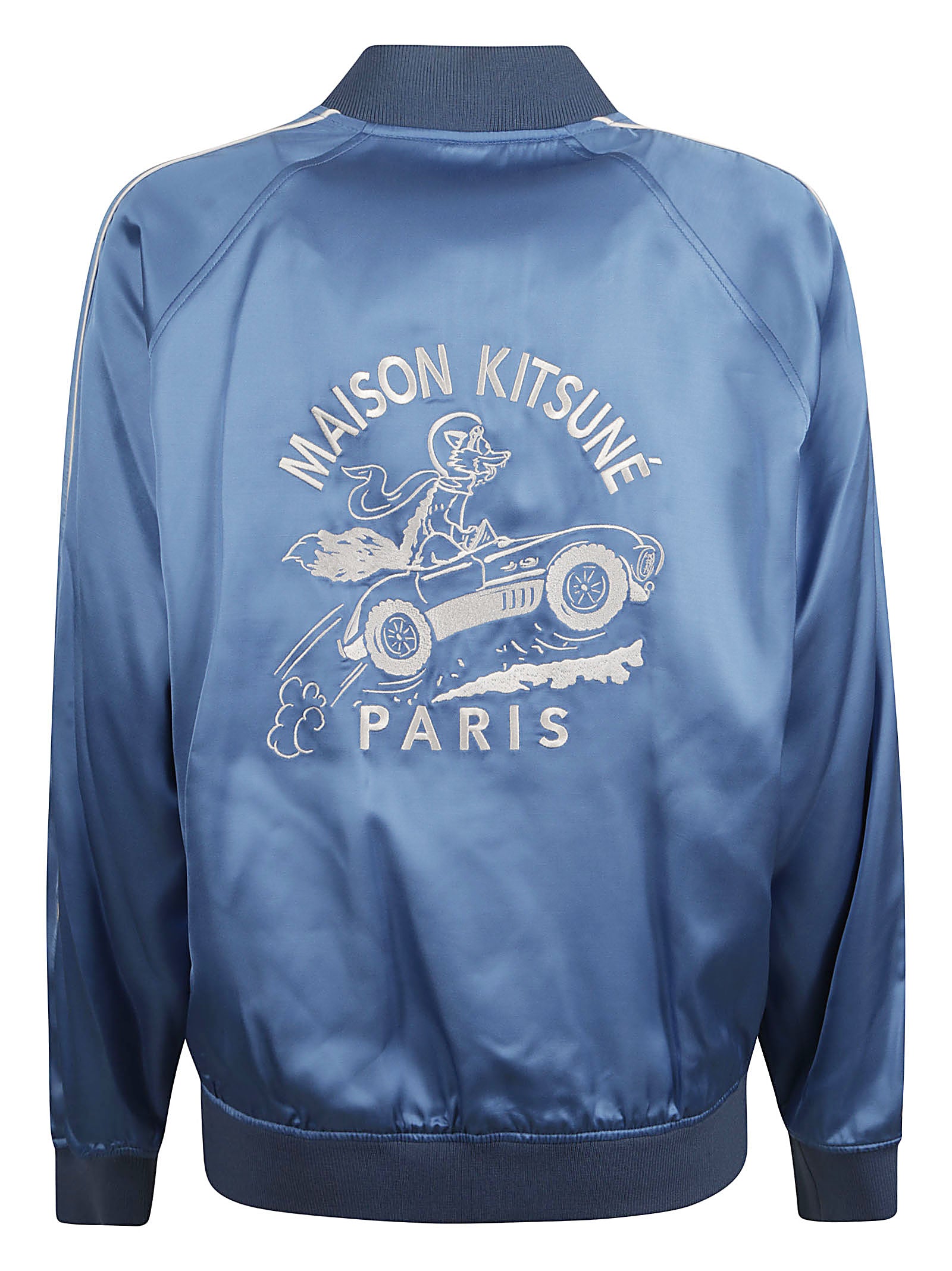 MAISON KITSUNE Coats Hampton blue Viscose
