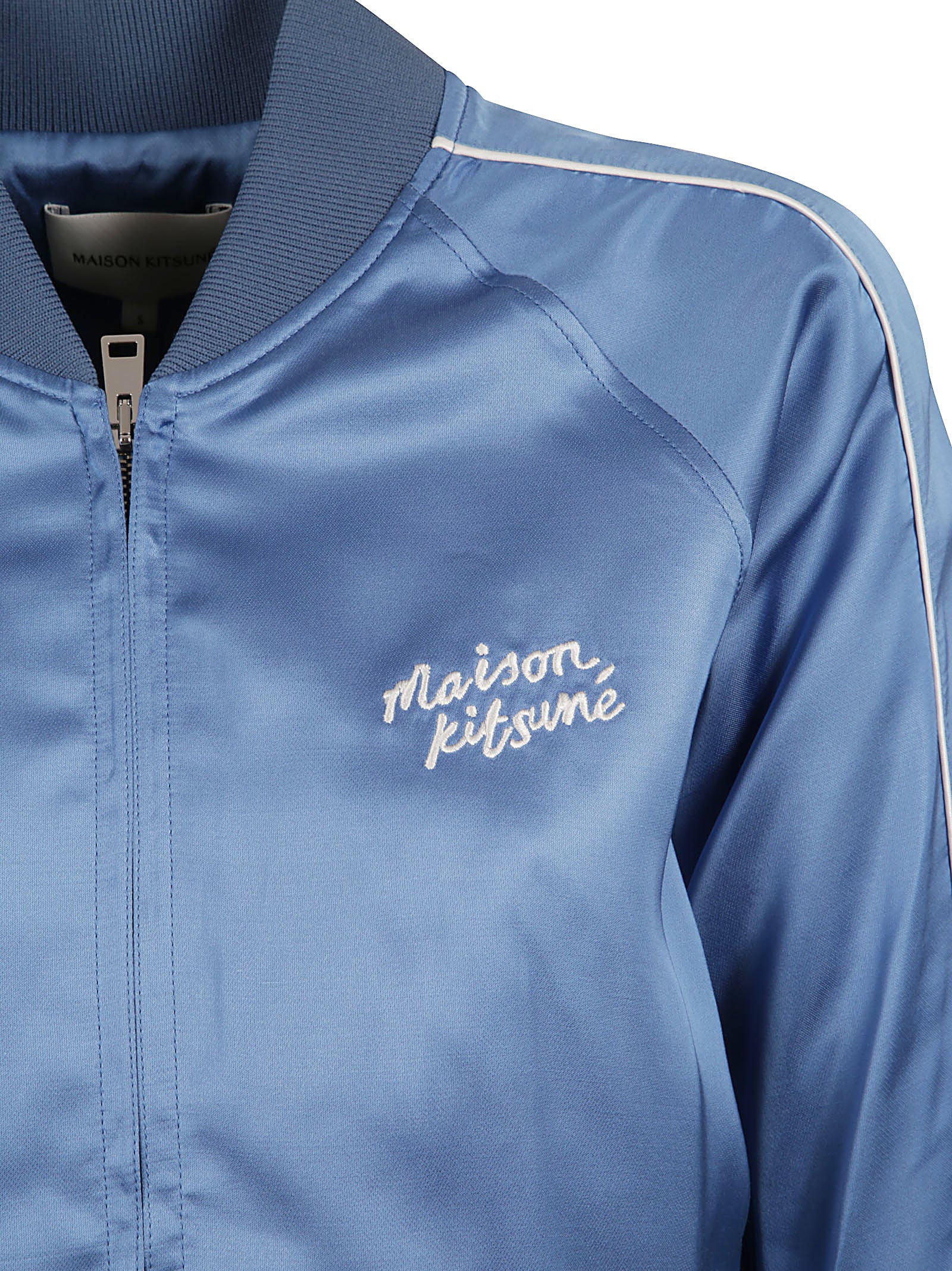 MAISON KITSUNE Coats Hampton blue Viscose