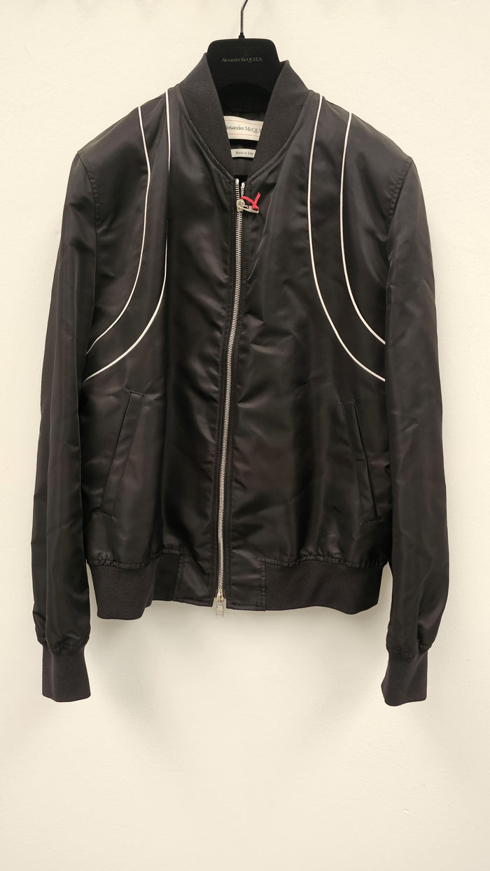 Alexander Mcqueen Jackets Black Poliammide