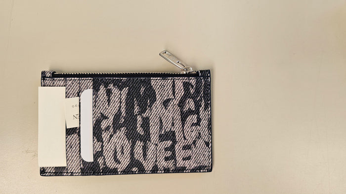 Alexander Mcqueen Wallets Dk Blue/ivory Calf Leather