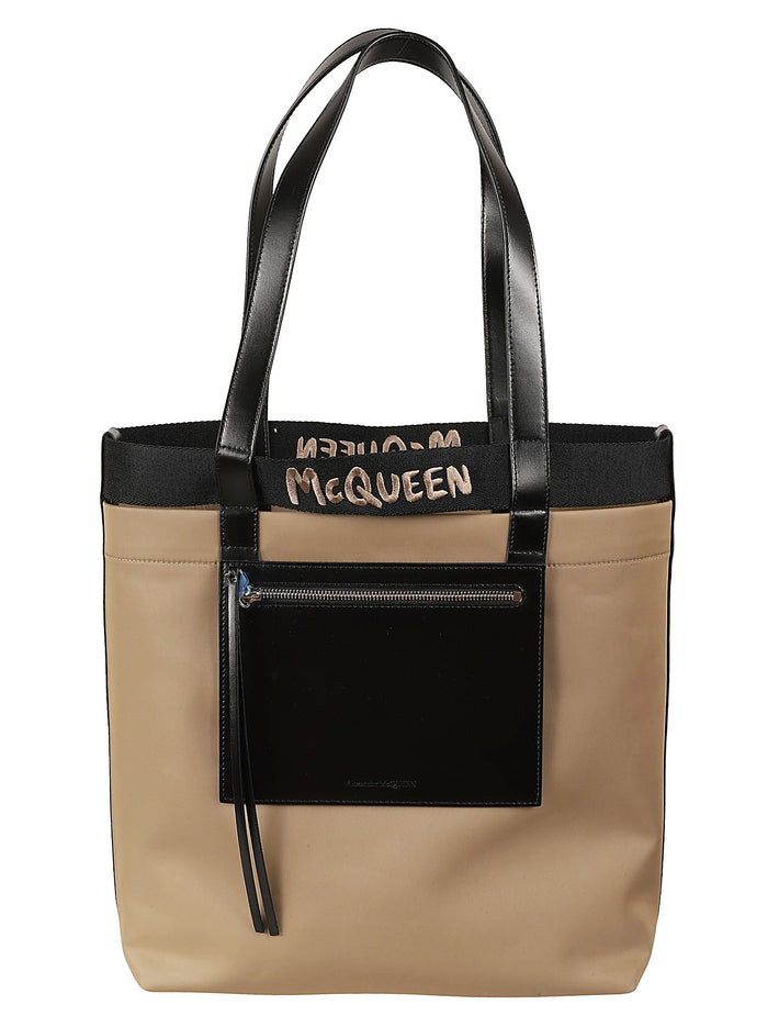 Alexander McQueen Bags Beige Poliestere