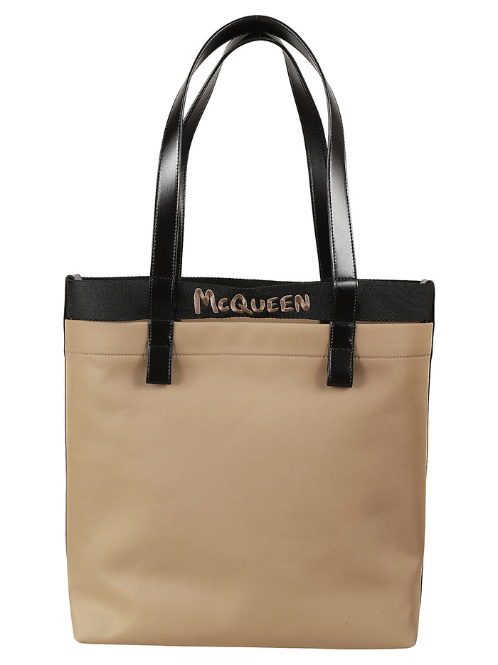Alexander McQueen Bags Beige Poliestere