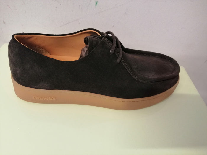 Churchs Flat Shoes Ebony Calf Leather