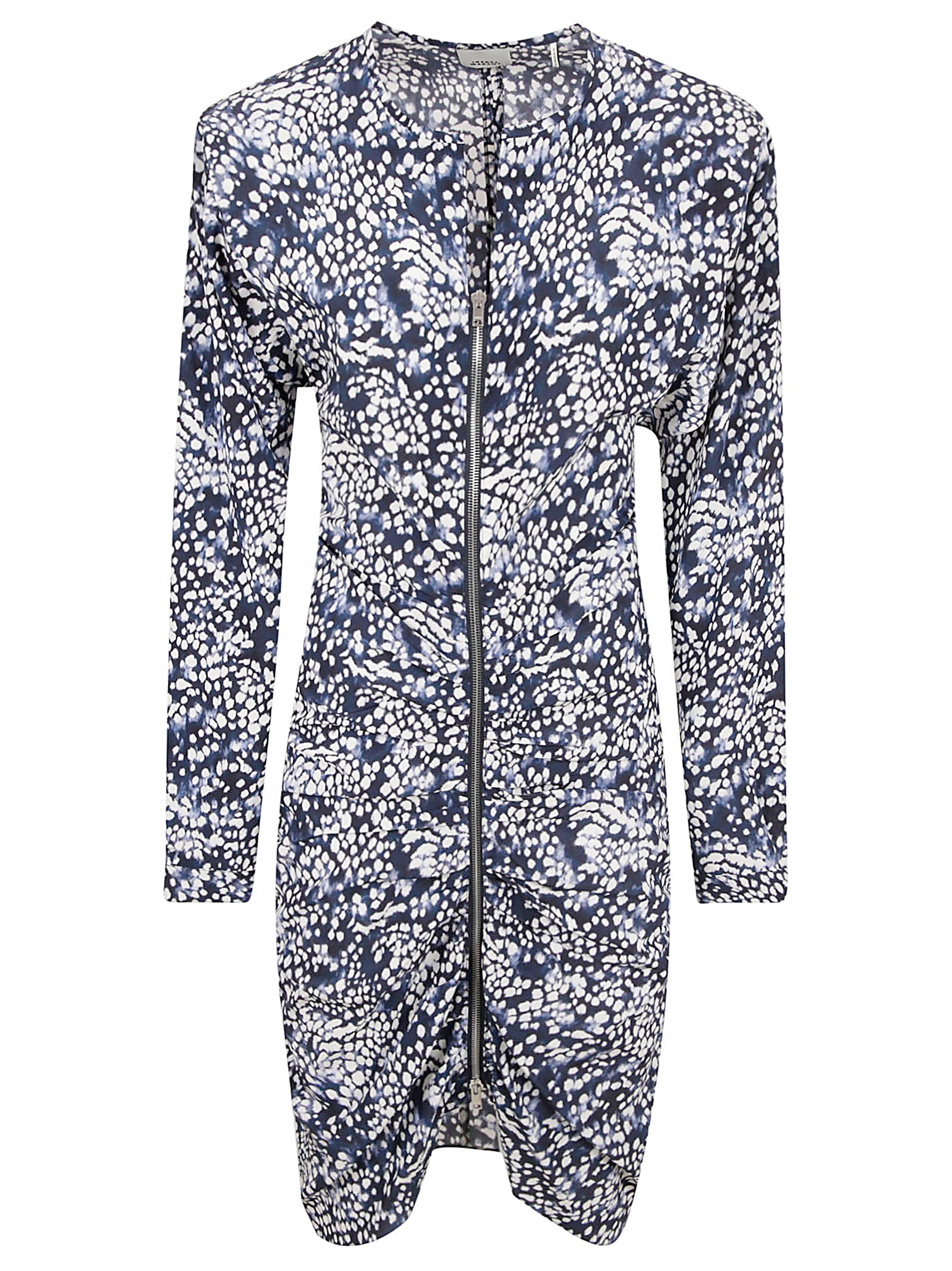 Isabel Marant Dresses Midnight/white Silk Polyamide