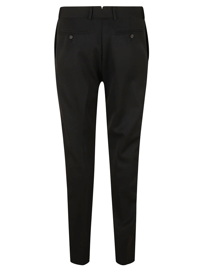 Alexander McQueen Trousers Black Wool