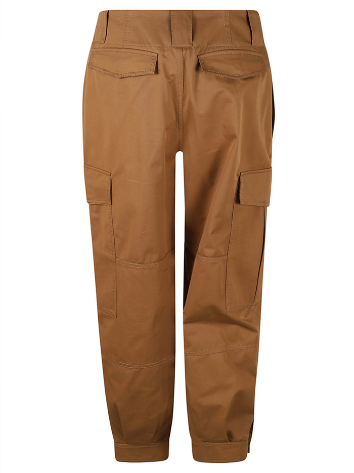 Alexander McQueen Trousers Rich Camel Cotton