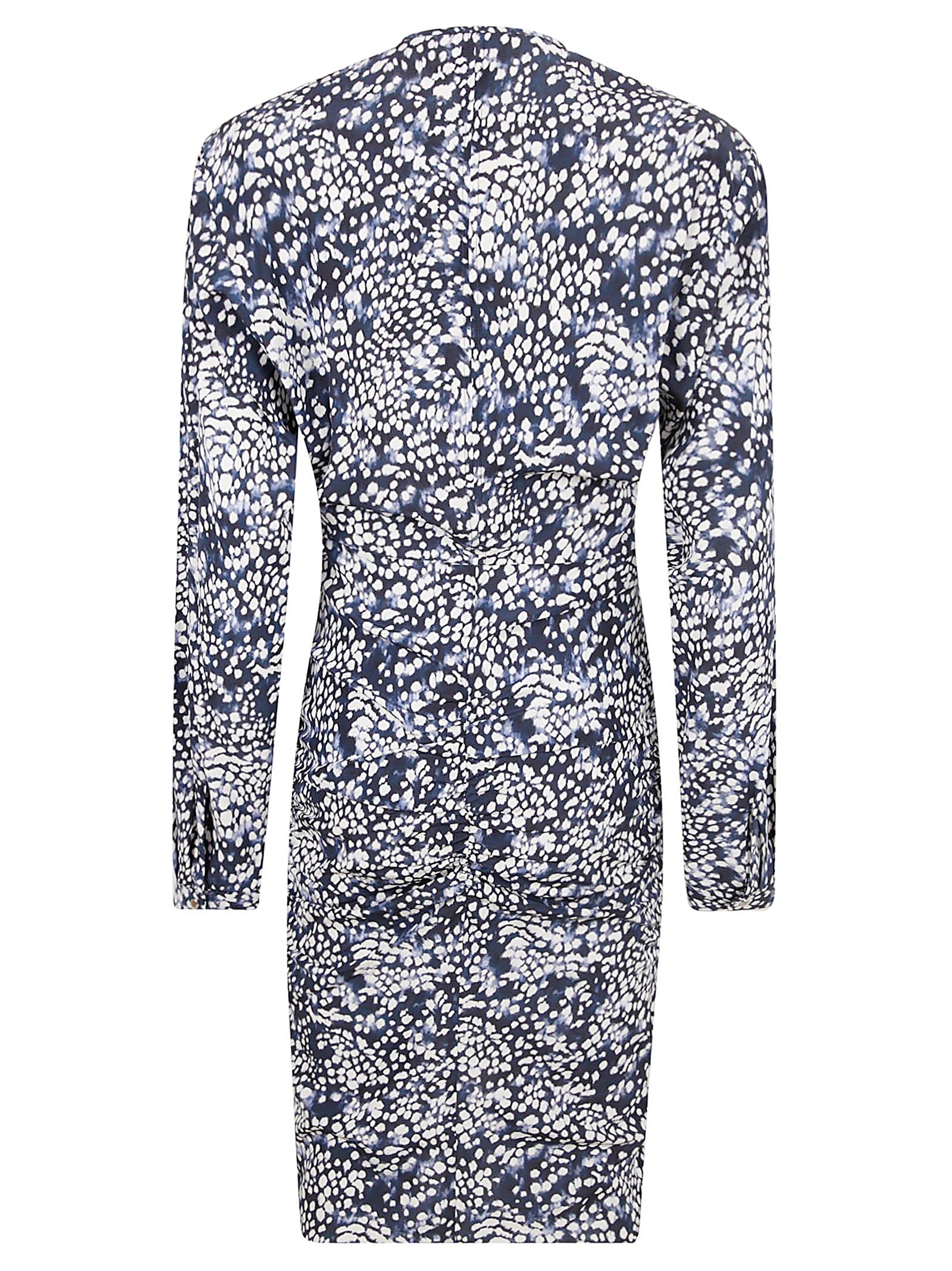 Isabel Marant Dresses Midnight/white Silk Polyamide