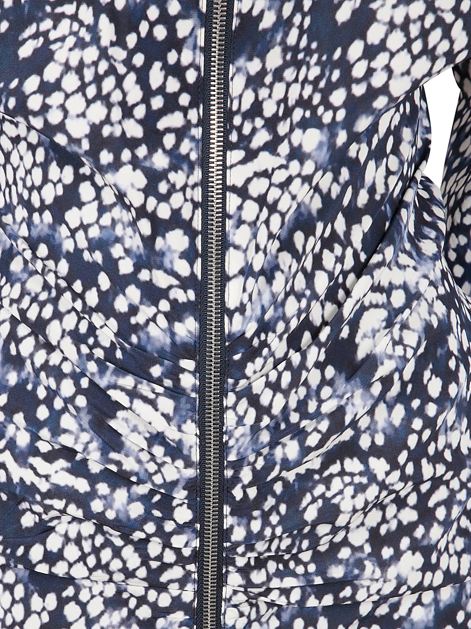 Isabel Marant Dresses Midnight/white Silk Polyamide