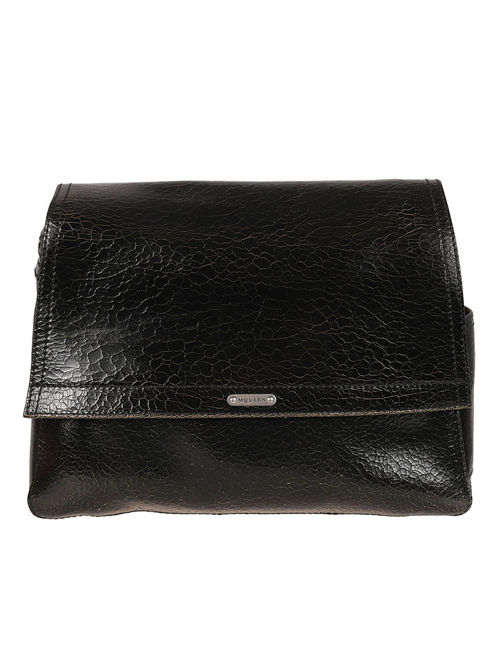 Alexander McQueen Bags Black/caramel/silver Calf Leather