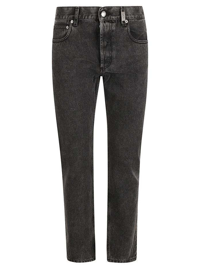 Alexander McQueen Jeans Black Washed Cotton