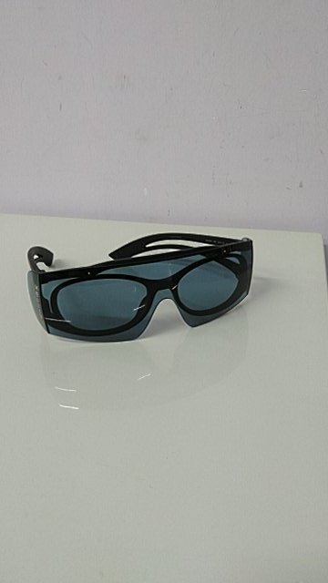 Alexander McQueen Sunglasses Black-black-blue Acetate