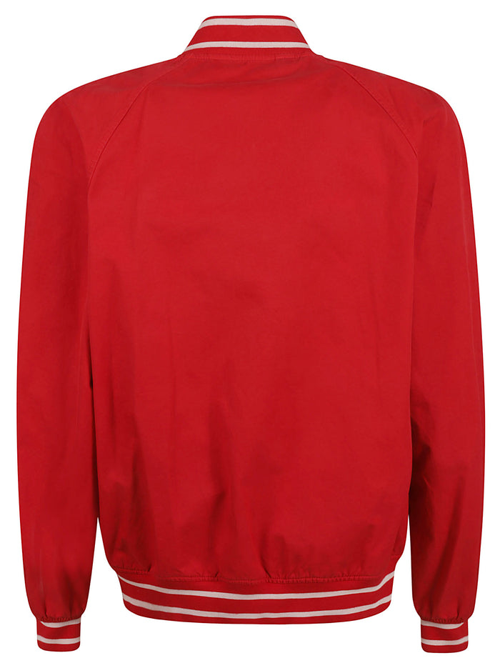 Alexander McQueen Coats Fire Red Cotton