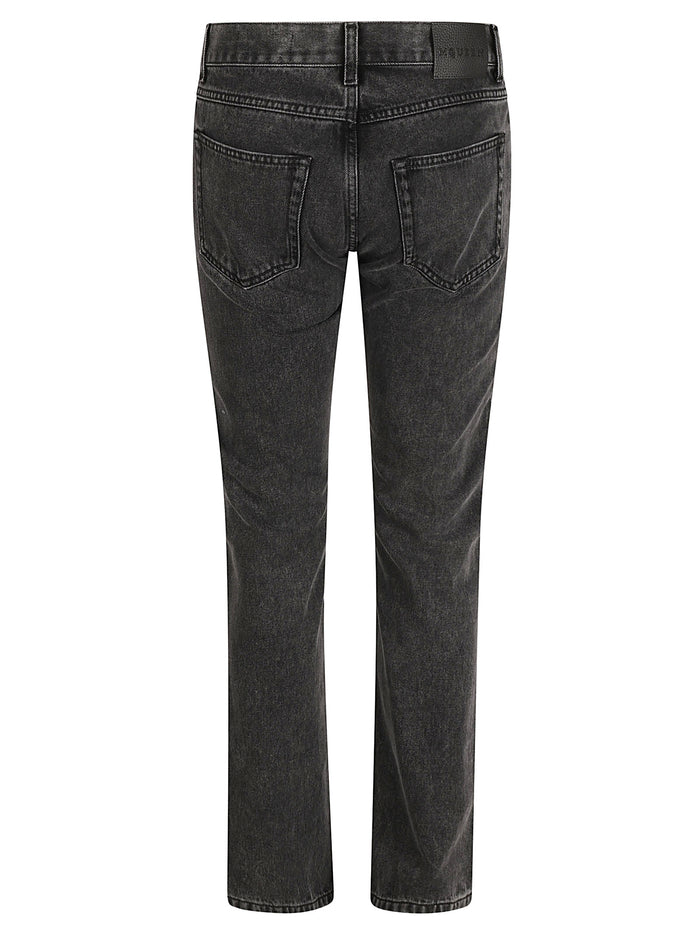 Alexander McQueen Jeans Black Washed Cotton