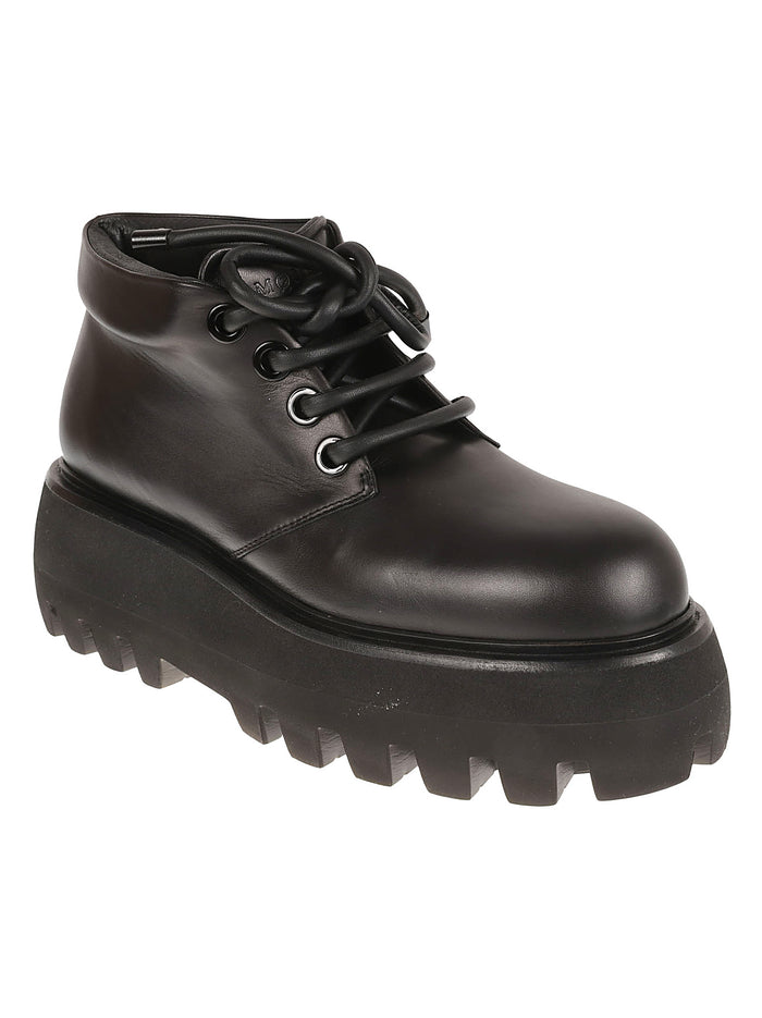 Alexander McQueen Boots Black Calf Leather