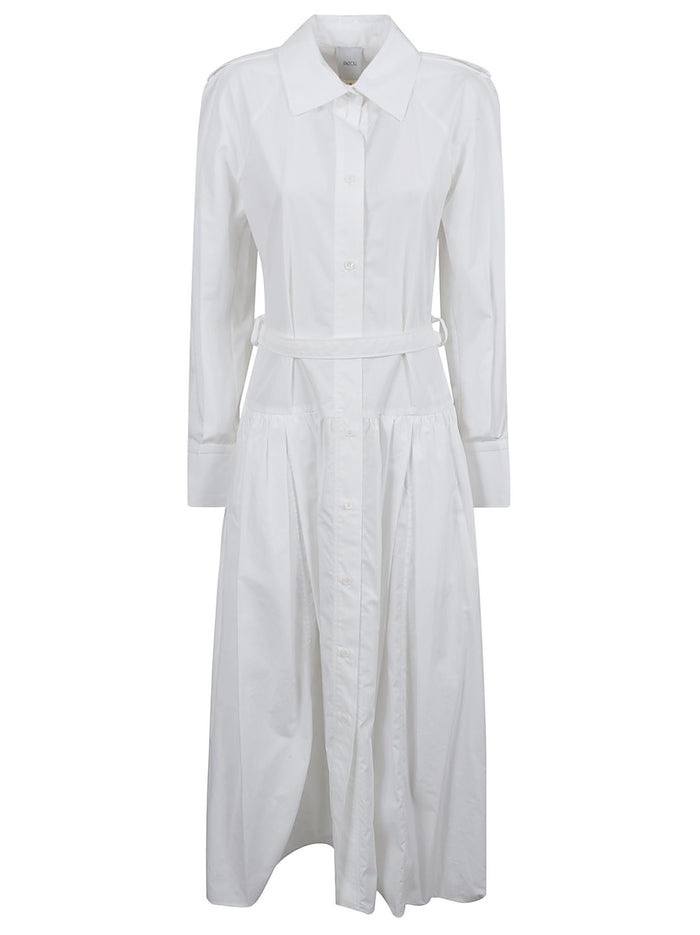 PATOU Dresses White Organic Cotton