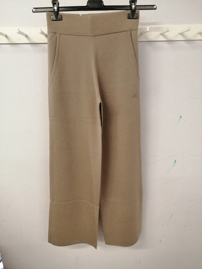 Max Mara Trousers Hazelnut Brown Virgin Wool Ovis Aries