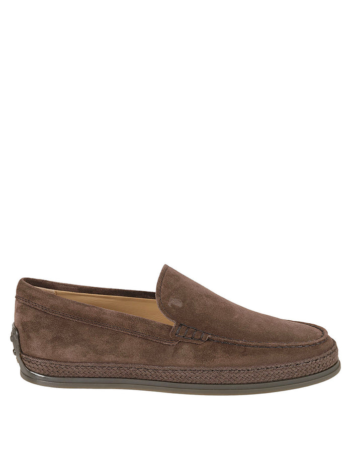 Tods Flat Shoes Brown Calfskin