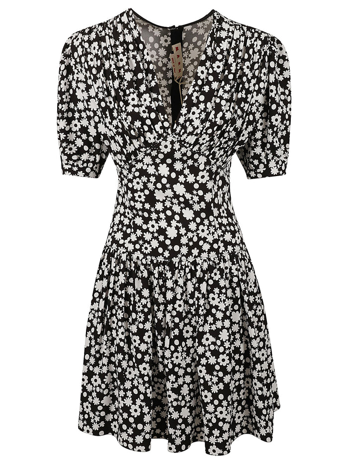 Marni Dresses Black Viscose-rayon Woven
