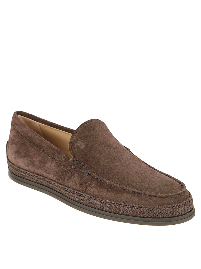 Tods Flat Shoes Brown Calfskin