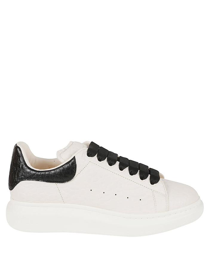 Alexander McQueen Sneakers Off White/black Shearling