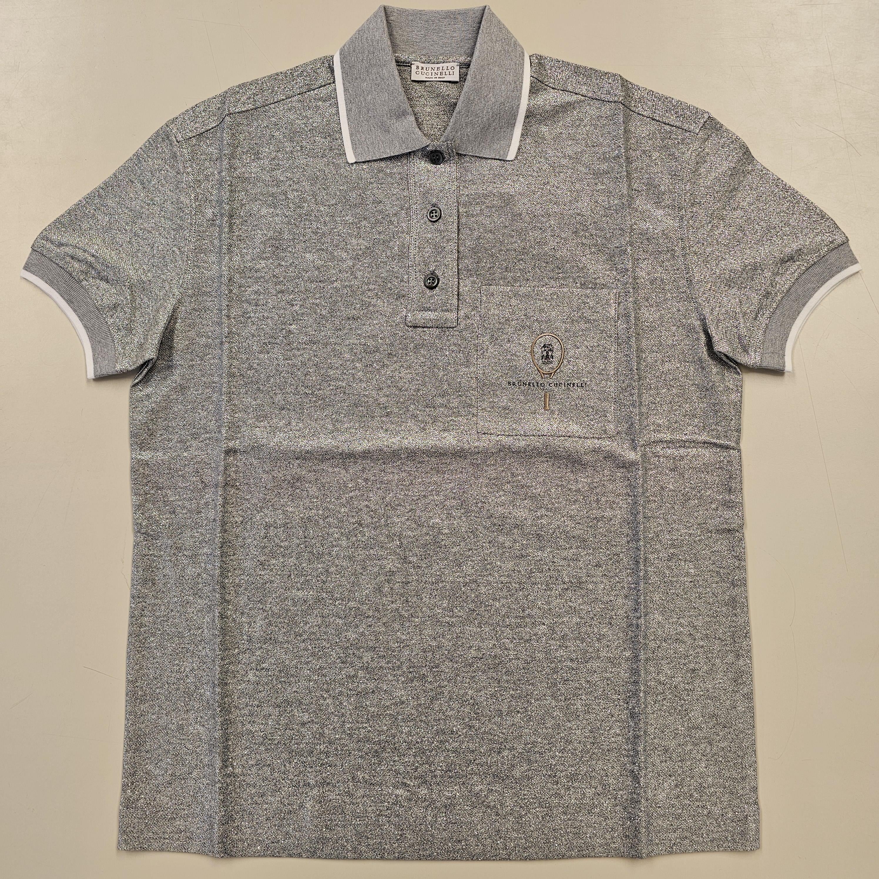 Brunello Cucinelli T-shirts and Polos Silver