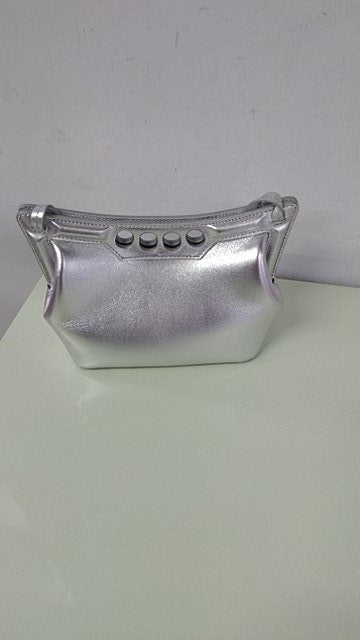 Alexander McQueen Bags Silver Lamb Leather