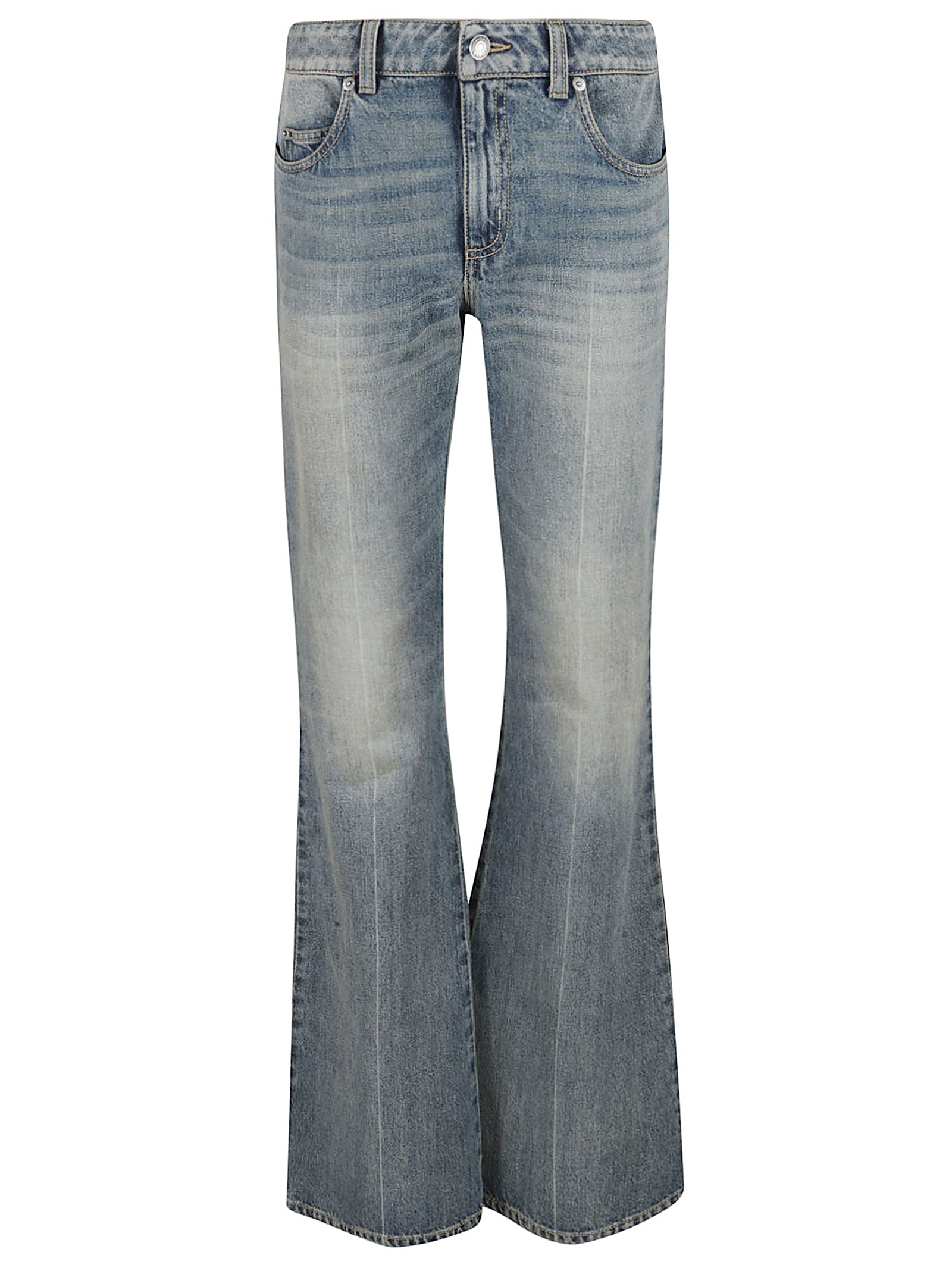 Alexander McQueen Jeans Indigo Stonewashed Cotton
