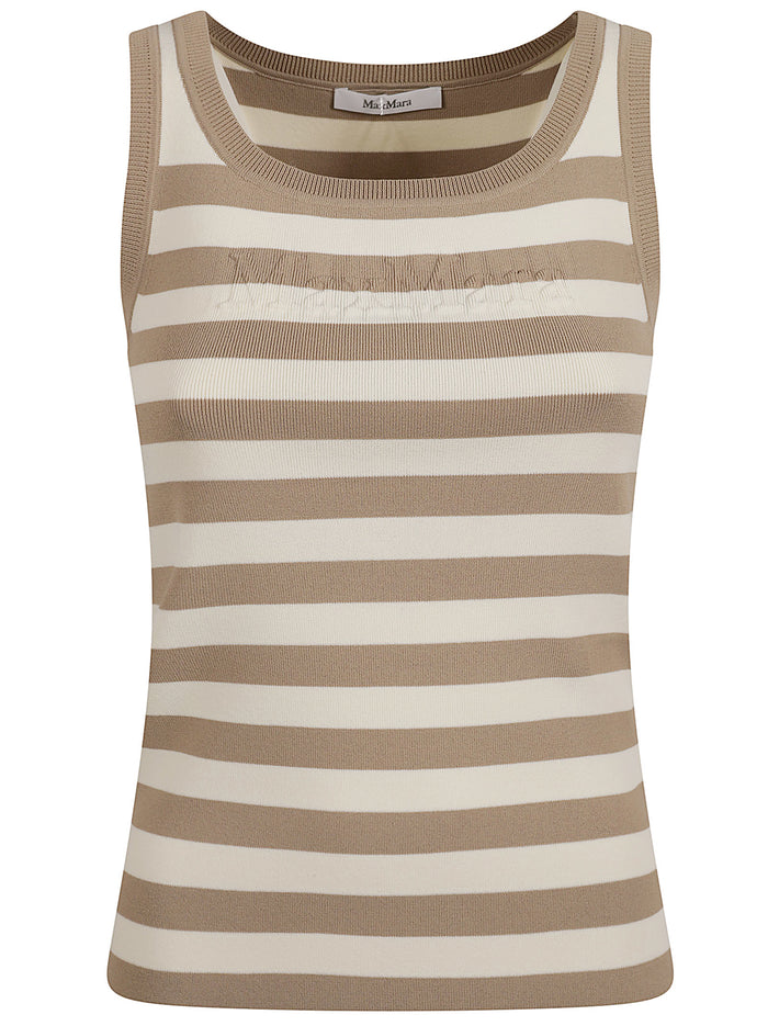 Max Mara Top White Viscose