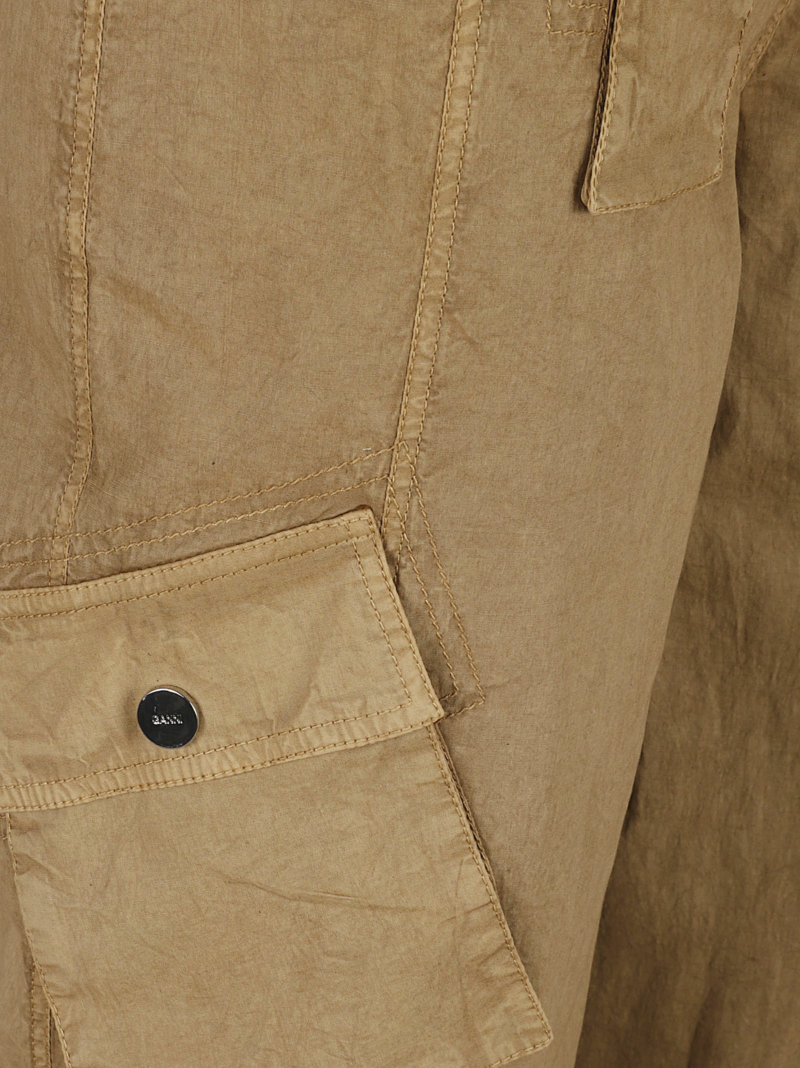 Ganni Trousers Lark Organic Cotton Elastane